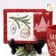 Sketch Pine Branch Mug Rug by Oma's Place | Machine Embroidery Designs by JuJu