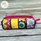                                 
                            Striped Boxy Zippered Bag by Oma's Place | Machine Embroidery Designs by JuJu