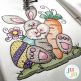 Sweet Easter Bunny 1 Embroidery Design | Machine Embroidery Designs by JuJu