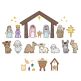 Christmas Nativity Alphabet Embellishment Kit Emobroidery Set | Machine Embroidery Designs by JuJu