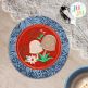 In The Hoop Mushroom Pair Coaster Project | Machine Embroidery Designs by JuJu