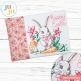 In The Hoop Happy Easter Bunny Mug Rug Project | Machine Embroidery Designs by JuJu