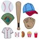 Baseball Embellishment Kit Embroidery Set | Machine Embroidery Designs by JuJu
