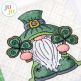 In The Hoop St. Patrick's Gnome Mug Rug Project | Machine Embroidery Designs by JuJu