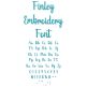 Finley Embroidery Font | Machine Embroidery Designs by JuJu