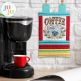 In The Hoop Coffee Clarity in a Cup Mini Wall Hanging Project | Machine Embroidery Designs by JuJu