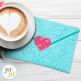In The Hoop Envelope Mug Rug Project | Machine Embroidery Designs by JuJu