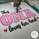                                 Oma Loves Her Herd Embroidery Design | Machine Embroidery Designs by JuJu
                            
