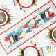 In The Hoop Modular Snowman Table Runner Project | Machine Embroidery Designs by JuJu