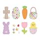 Easter Embellishment Kit Embroidery Set | Machine Embroidery Designs by JuJu