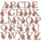 Nadia Monogram Embroidery Font | Machine Embroidery Designs by JuJu