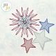 Patriotic Corner Embroidery Design | Machine Embroidery Designs by JuJu