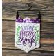 In The Hoop Miniature Wall and Desk Décor Set 5 | Machine Embroidery Designs by JuJu