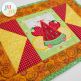 In The Hoop Modular Summer Fruit Placemat Project | Machine Embroidery Designs by JuJu