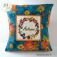 Autumn Wreath Pillow  by Oma's Place