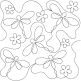 Dragonflies and Flowers End-to-End Quilting | Machine Embroidery Designs by JuJu