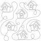 Birdhouses End-to-End Quilting | Machine Embroidery Designs by JuJu