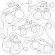 Monster Truck End-to-End Quilting Design | Machine Embroidery Designs by JuJu