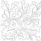 Fall Leaves and Acorns End-to-End Quilting Design | Machine Embroidery Designs by JuJu