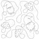 Gnomes End-to-End Quilting | Machine Embroidery Designs by JuJu