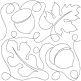 Autumn Leaves 1 End-to-End Quilting | Machine Embroidery Designs by JuJu