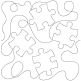 Puzzle Piece End-to-End Quilting | Machine Embroidery Designs by JuJu
