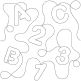 ABC 123 End-to-End Quilting | Machine Embroidery Designs by JuJu