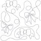 Bows End-to-End Quilting | Machine Embroidery Designs by JuJu