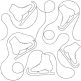 Ice Skates End-to-End Quilting | Machine Embroidery Designs by JuJu