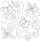 Holly Gingerbread End-to-End Quilting | Machine Embroidery Designs by JuJu