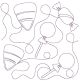Halloween Candy End-to-End | Machine Embroidery Designs by JuJu