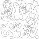 Candycane Christmas End-to-End Quilting | Machine Embroidery Designs by JuJu