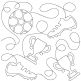 Soccer End-to-End Quilting Embroidery | Machine Embroidery Designs by JuJu
