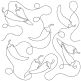 Chili Peppers End-to-End Quilting | Machine Embroidery Designs by JuJu