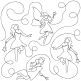 Fairies End-to-End Quilting | Machine Embroidery Designs by JuJu