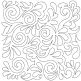 Feathers 5 End-to-End Quilting | Machine Embroidery Designs by JuJu
