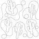 Cactus 2 End-to-End Quilting | Machine Embroidery Designs by JuJu