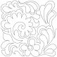 Feathers 7 End-to-End Quilting | Machine Embroidery Designs by JuJu
