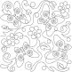 Butterflies and Flowers End-to-End Quilting | Machine Embroidery Designs by JuJu