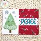 Pine Tree Mug Rug - Peace by Oma's Place | Machine Embroidery Designs by JuJu