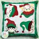 In The Hoop Elf Patchy Pillow Project
