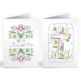 Easter Greeting Cards 2 Embroidery Set | Machine Embroidery Designs by JuJu