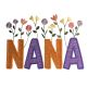 Nana Heirloom Garden Applique Embroidery Design | Machine Embroidery Designs by JuJu