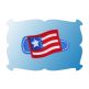 American Flag Snap Clip Mini In The Hoop | Machine Embroidery Designs by JuJu