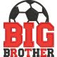 Big Brother Soccer Applique | Machine Embroidery Designs by JuJu