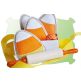 Candy Corn Felt Play Food Cookies In The Hoop | Machine Embroidery Designs by JuJu
