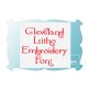 Cleveland Litho Embroidery Font | Machine Embroidery Designs by JuJu