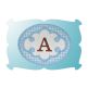 Cute Swirl Frame 1 Monogram | Machine Embroidery Designs by JuJu