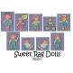 Sweet Rag Dolls Machine Embroidery Designs by JuJu
