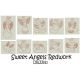 Sweet Angels Redwork Machine Embroidery Designs by JuJu